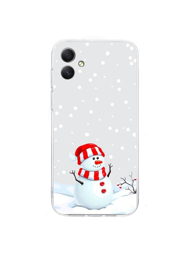 اس-توب جراب لهاتف Samsung Galaxy A05، جراب هاتف شفاف من مادة TPU بنمط عيد الميلاد المرسوم - Image 2