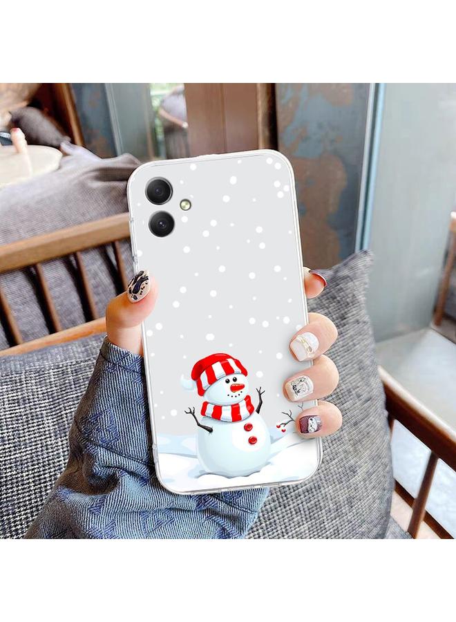 اس-توب جراب لهاتف Samsung Galaxy A05، جراب هاتف شفاف من مادة TPU بنمط عيد الميلاد المرسوم - Image 5