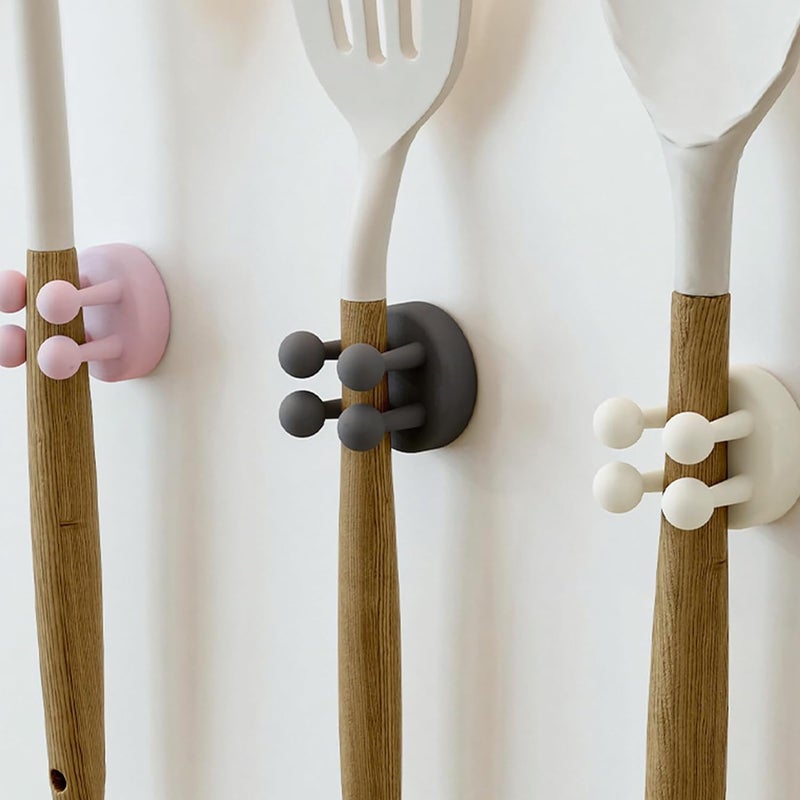 MRIYA Toothbrush Holders for Bathroom | Wall Mounted Toothbrush Holder | Toothbrush Holders for Toothbrushes | Bathroom Shelf for Wall Bathroom Accessories Home, Office (4pcs) - Image 2