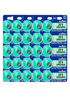 25-Pieces Murata SR920SW / 371 Silver Oxide 1.55V (muRata) Japan Batteries