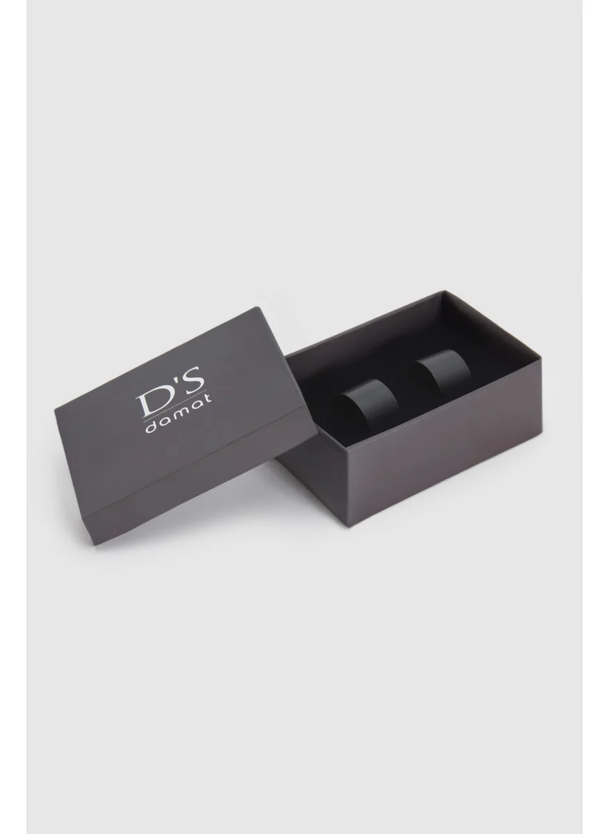 دي أس دامات Ds Groom Matte Black Cufflinks