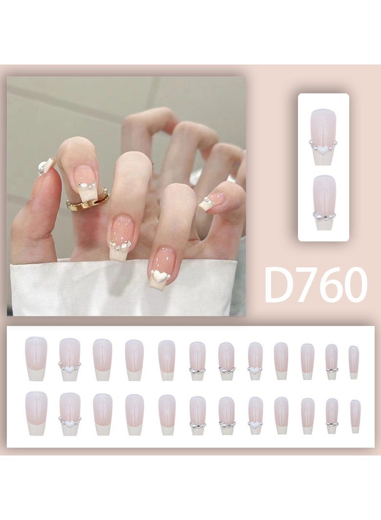 اضغط على أظافر 24 قطعة أظافر صناعية - Image 3