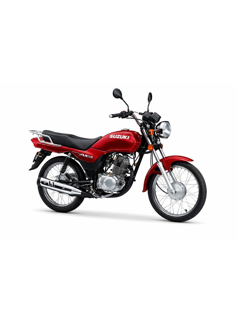 سوزوكي دراجة نارية اللون احمر AX4 (GD110HU) – دراجة اقتصادية للاستخدام اليومي - Image 1