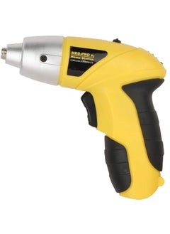 MED PRO Cordless Screwdriver Yellow/Black/Silver 4.8 With Screw set a 7 PC  - Image 2