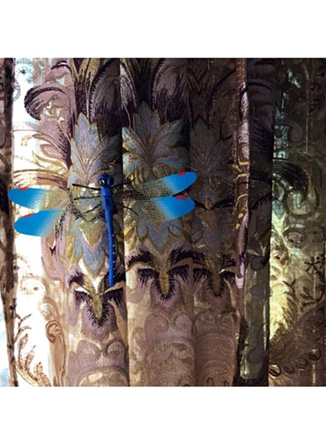 NIBEMINENT 4-Piece Dragonfly Wall Sticker Set Multicolour 4x4.72inch - Image 5