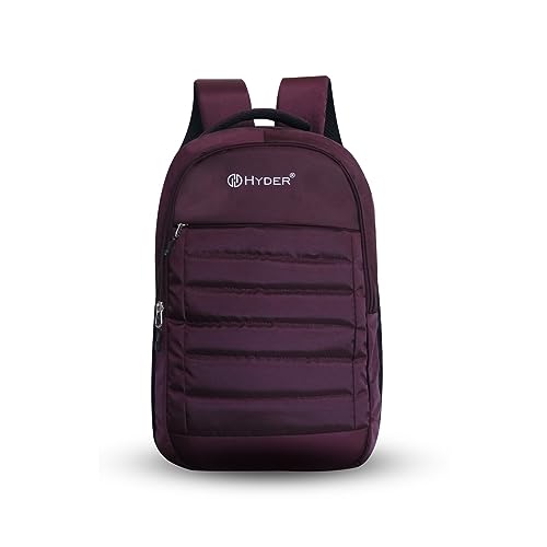 HYDER Peak 35L Unisex Multi-functional Laptop Bag/Backpack for Men and Women - Perfect Bags for College, School, and Business Travel with Padded Sleeve For Laptops Protection (Wine) - Image 1