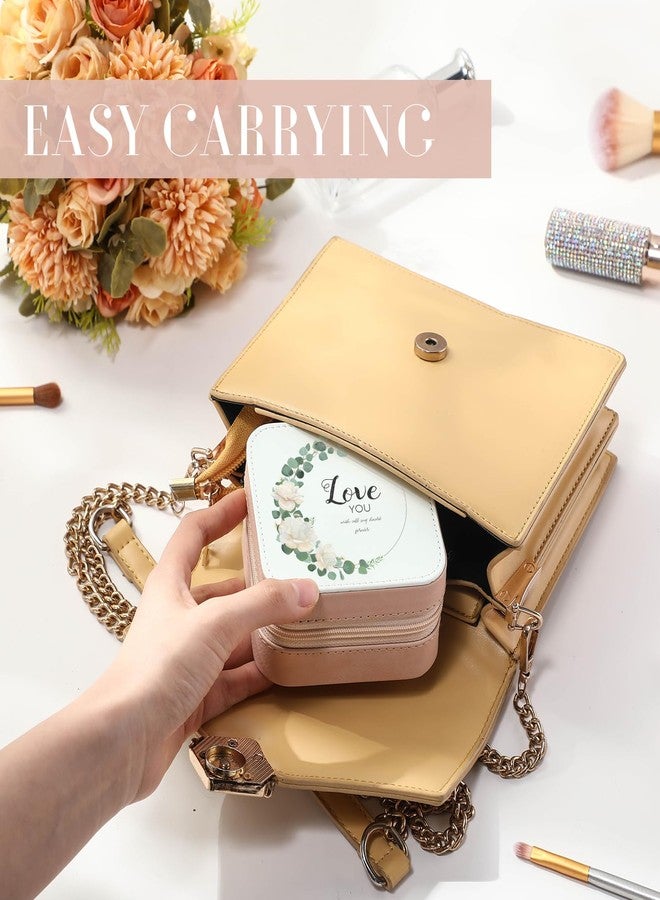 Kenning 12 Pcs Sublimation Jewelry Box Portable Jewelry Travel Case Bulk Bridesmaid Proposal Gift Boxes Small Travel Jewelry Organizer Case for Wedding Anniversary DIY (Pink) - Image 5