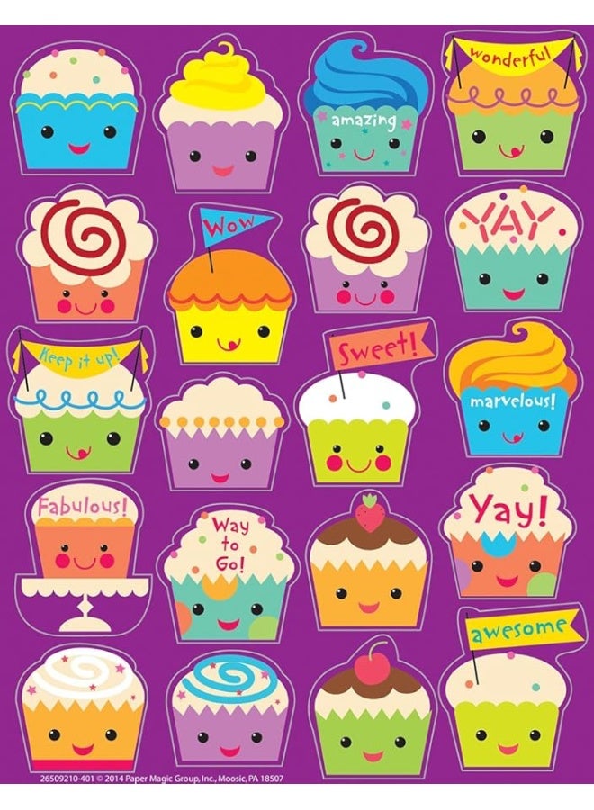 Eureka Classroom Supplies Scented Stickers for Teachers, 80pc