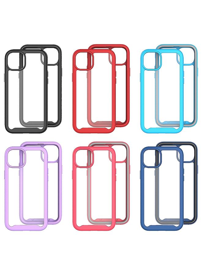 S-TOP Case For iPhone 14 Starry Sky Solid Color PC + TPU Phone Case - Image 2