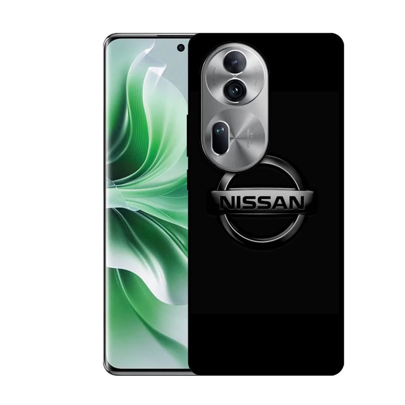 EYE CATCH Printed Protective Case Cover For Oppo Reno 11-  Nissan Logo - Image 1