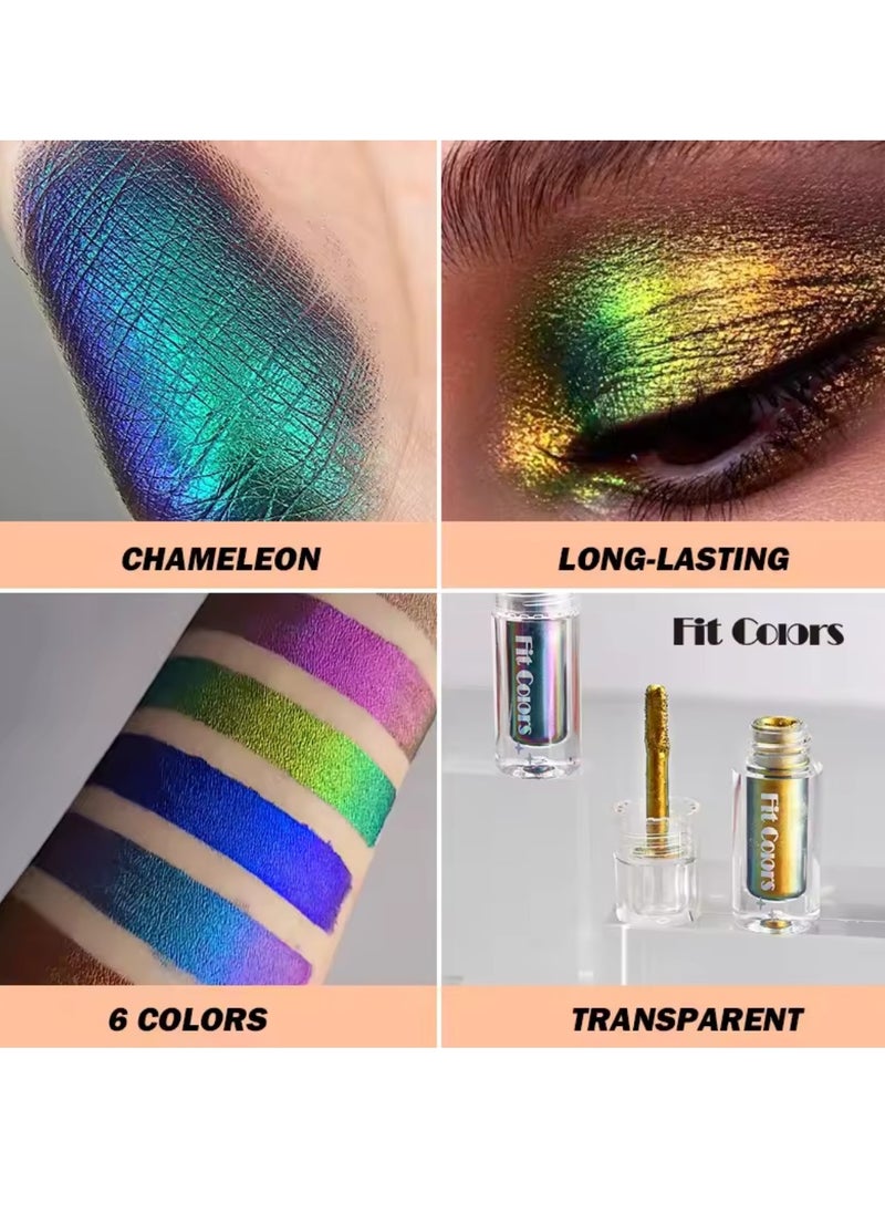Fit Colors - Multi Use Liquid Glitter Makeup for Eyeshadow and Lipstick Liquid Glitter Eyeshadow Intense Colors Long Lasting Quick Dry Highly Pigmented Shimmer Eyeshadow Lipstick Liquid Glitter 05 - Image 1