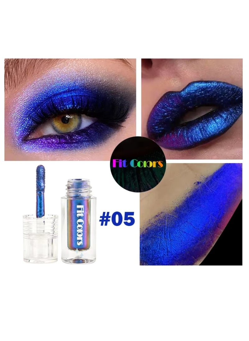 Fit Colors - Multi Use Liquid Glitter Makeup for Eyeshadow and Lipstick Liquid Glitter Eyeshadow Intense Colors Long Lasting Quick Dry Highly Pigmented Shimmer Eyeshadow Lipstick Liquid Glitter 05 - Image 1