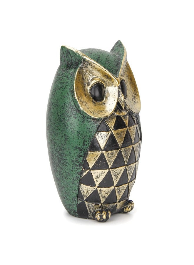 Leekung Owl Statue for Home Decor Accents,Owl Decor for Modern Bathroom Bookshelf Bedroom Mantle Living Room Home Office TV Stand Shelf Boho Decorations,Retro Decor Small Bird Items Gift for Women - Image 3