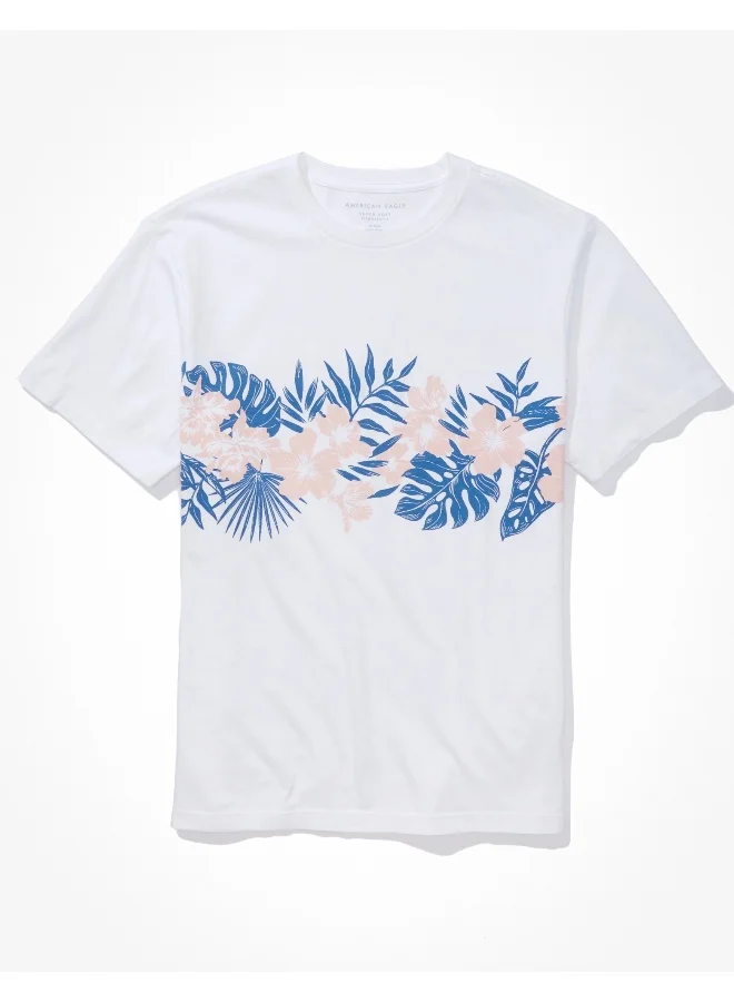 امريكان ايجل AE Super Soft Floral T-Shirt