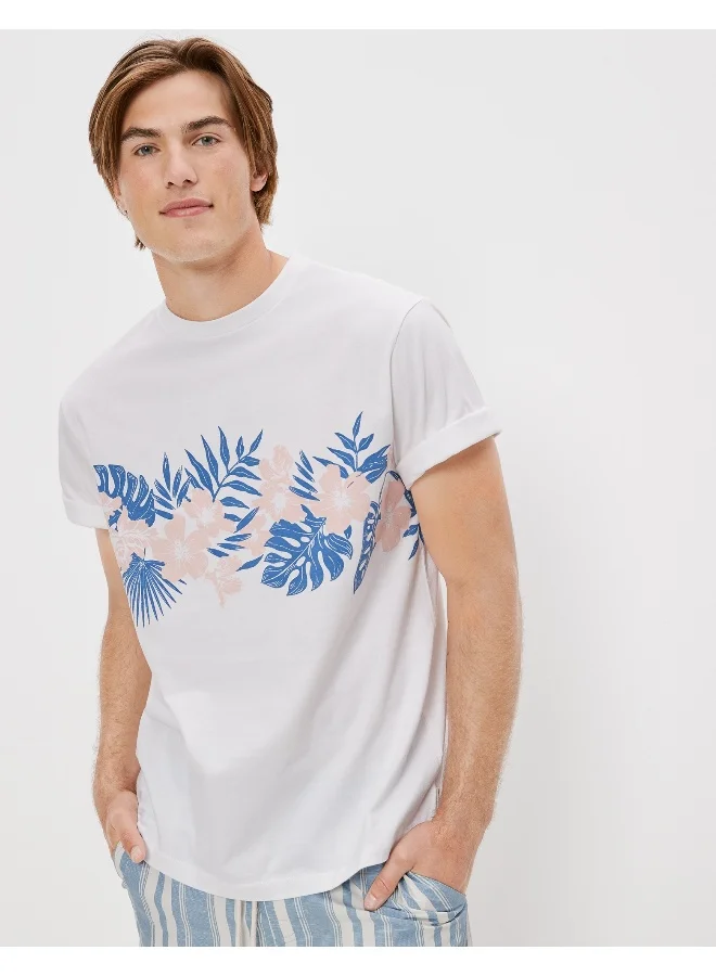 امريكان ايجل AE Super Soft Floral T-Shirt