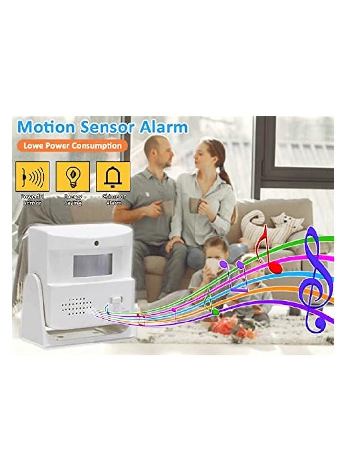 erorex Wireless Guest Welcome and Alarm Doorbell Motion Sensor Detector Infrared Security Alert Chime for Home Office - Image 3