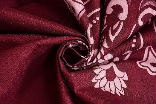 BLUEDOT BLUEDOT Premium Glace Cotton Elastic Fitted Bedsheets for Double Bed with 2 Pillow Covers 160 TC Supersoft WrinkleFree Bed Cover Size 72x786 inches Multi  - Image 3