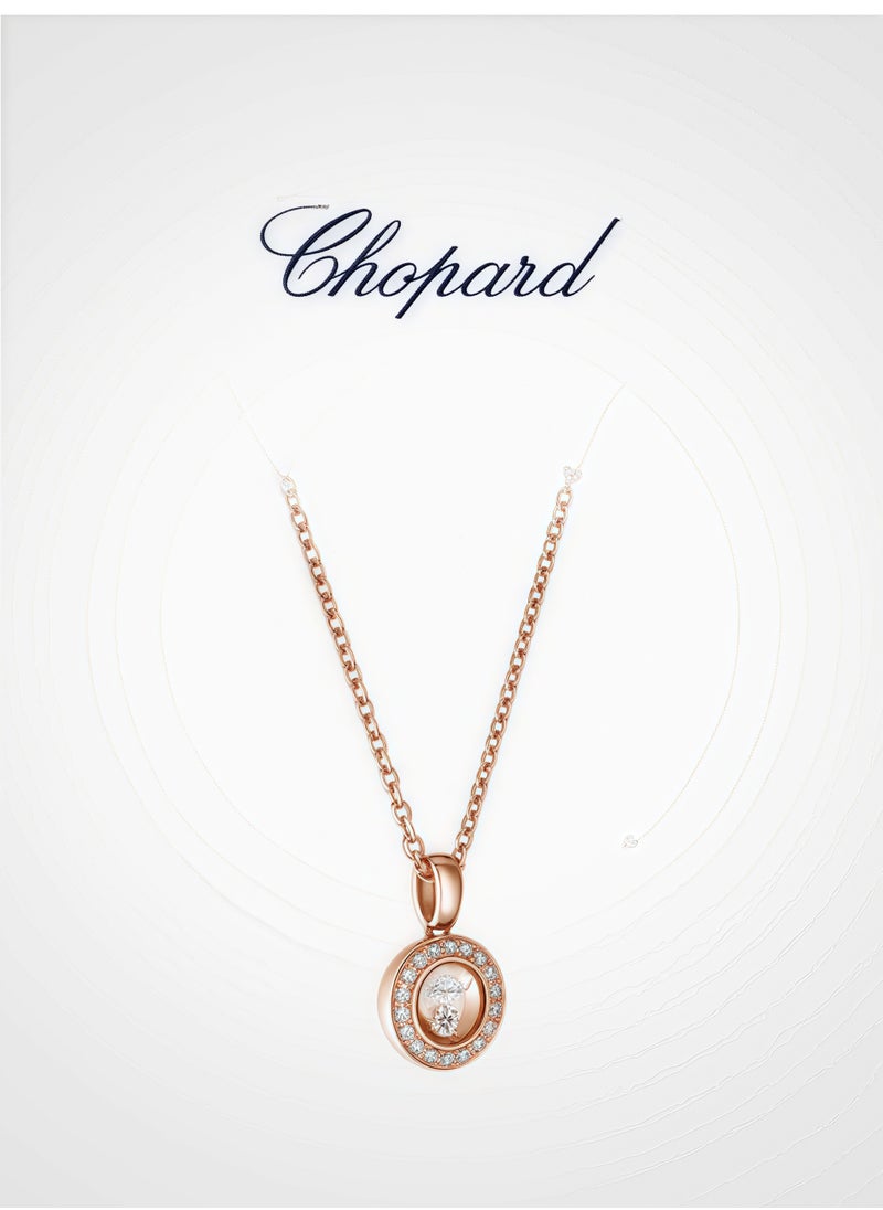 Chopard Chopard necklace pendant in 18K rose gold round round with diamonds  - Image 2