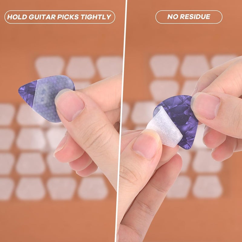 مقابض ريش الجيتار 32 قطعة، كبيرة، مقبضة غير لاصقة، متينة، قابلة لإعادة الاستخدام، ناعمة، قابلة للالتصاق، قابلة للقص، من السيليكون. - Image 4