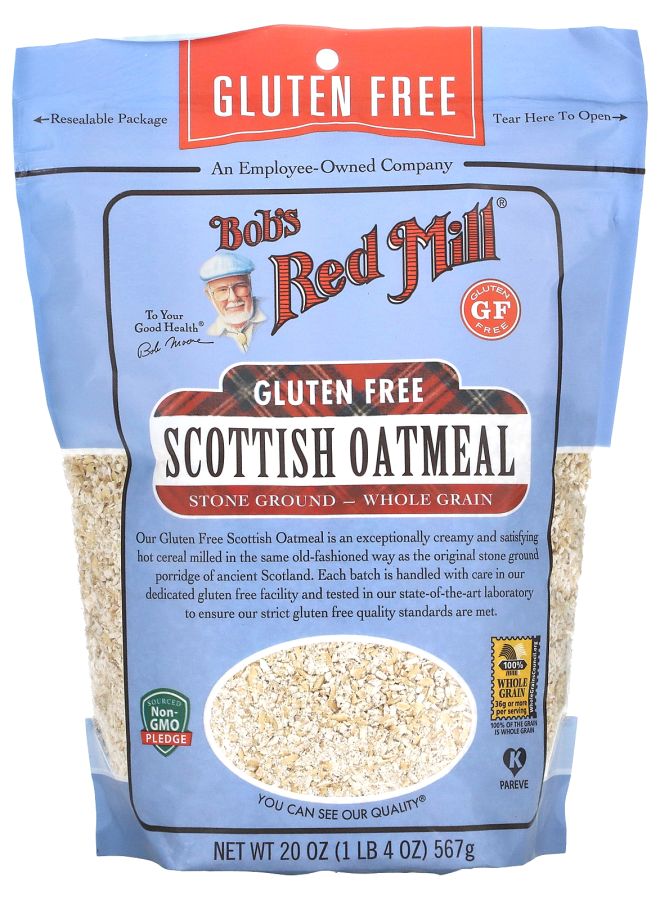 Bob's Red Mill Scottish Oatmeal Whole Grain Gluten Free 20 oz (567 g)