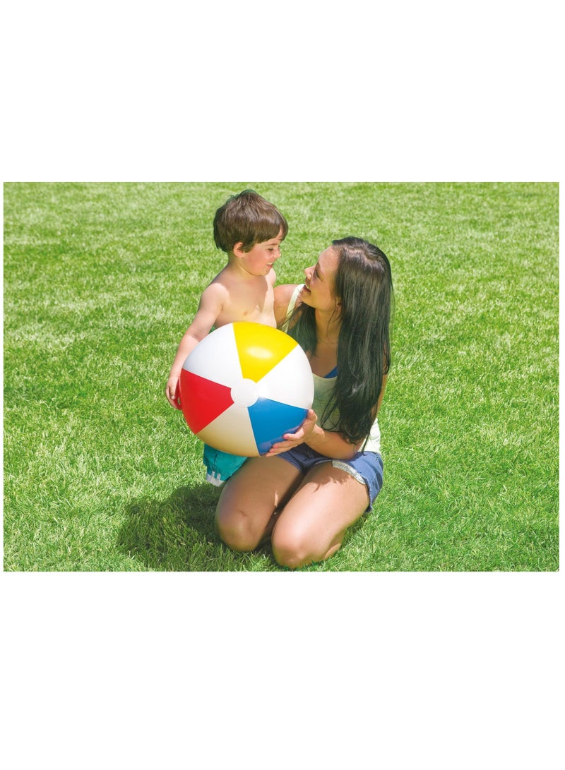INTEX Glossy Panel Inflatable Beach Ball - 20Inch Diameter - Image 4