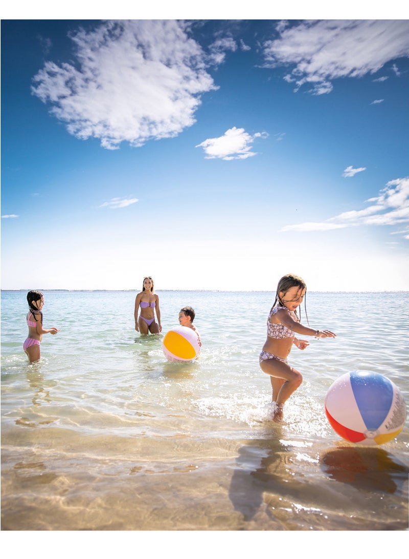 INTEX Glossy Panel Inflatable Beach Ball - 20Inch Diameter - Image 2