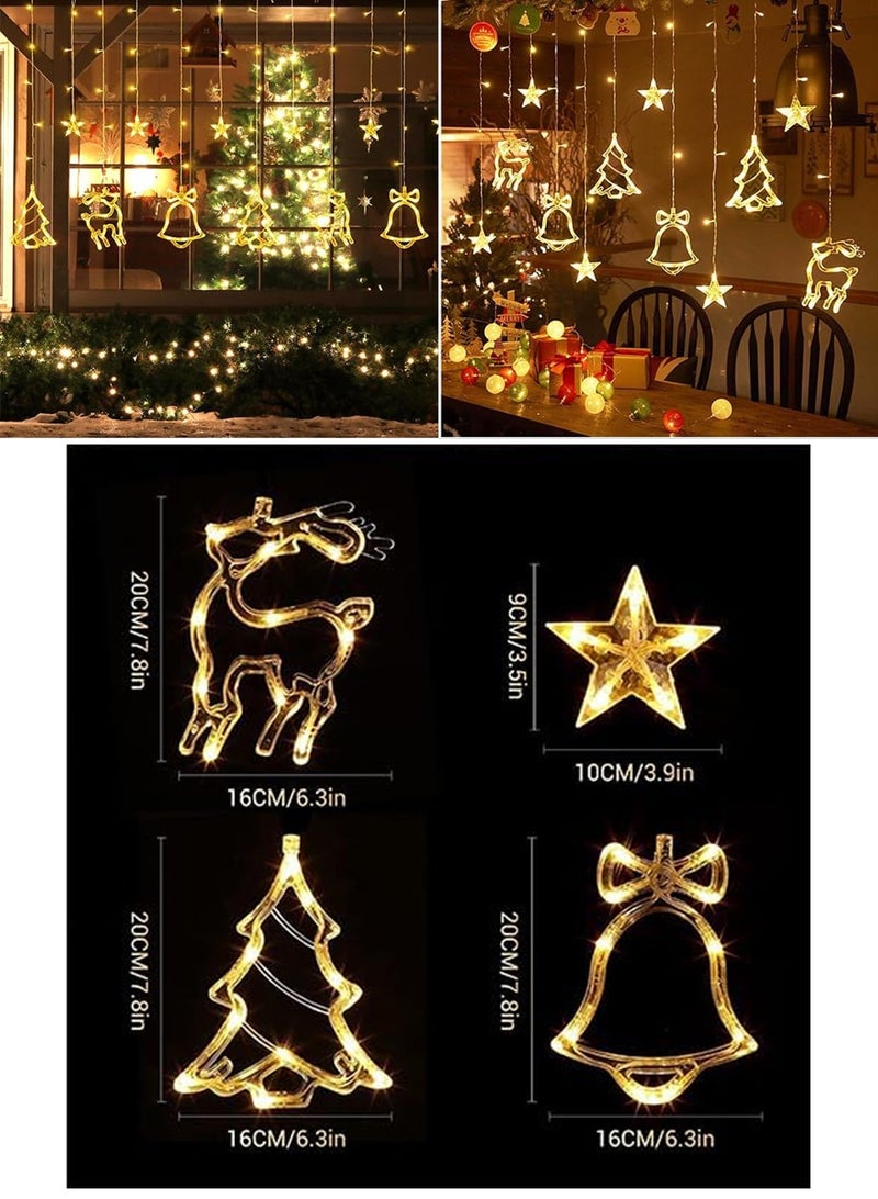 لوبيتيز أدى ميلو خرافية مصباح ، 3.5 متر ضوء الشاشة ، بطارية تعمل بالطاقة + الناقل التسلسلي العام إضاءة عيد الميلاد ( لا تحتوي على بطاريات ، تحتاج إلى 3 بطاريات AA ) ، أضواء صغيرة ، أضواء فلاش ، ستارة ضوء القمر والنجوم الديكور الداخلي عطلة الديكور ستار ضوء الغلاف الجوي ، ومناسبة جدا للستائر ، عيد الميلاد ، شرفة ، حفل زفاف - Image 4