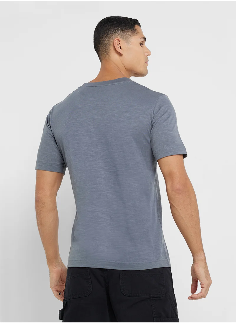 JACK & JONES Jorsplit Logo Crew Neck T-Shrt