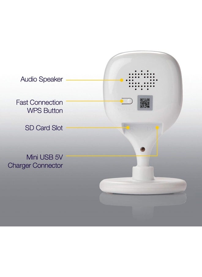 Yale Yale Indoor IP Camera, White, SV-DFFI-W  - Image 3