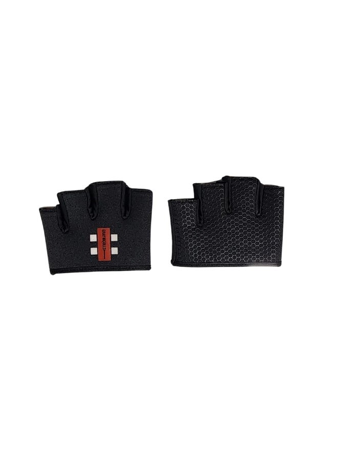 Cricket Arabia Professional Cricket Fielding Practice Gloves Shock Absorbing Catching Mitts Black