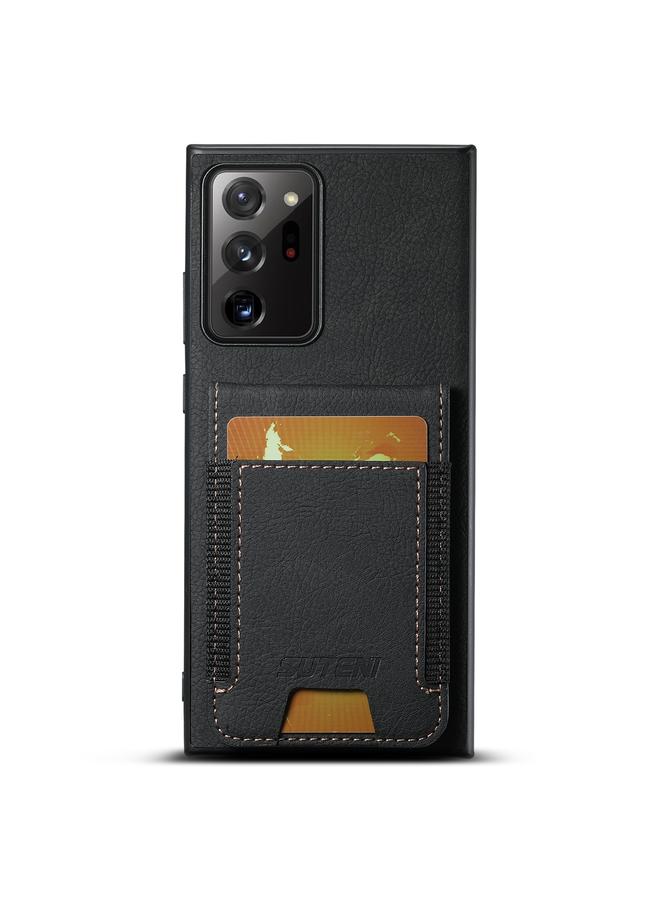 Suteni Case For Samsuny Galaxy Note20 5G H03 Litchi Leather Card Bag Stand Back Phone Case - Image 1