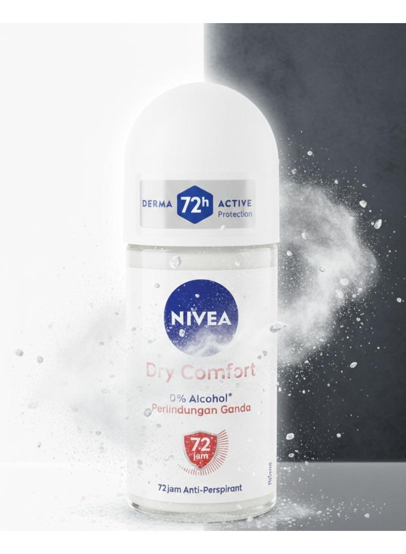 نيفيا مزيل عرق دراي كومفورت 72 ساعه - رول اون 50مل - Image 2