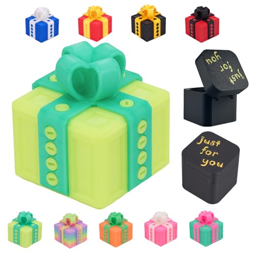 CGXRDK Annoying Gift Box with ScrewsIncludes Finger Box InsidePrank Popup Finger Fun Gag Novelty GiftGlow in The Dark ColorTakeApart Puzzle Surprise Prank Box - Image 1