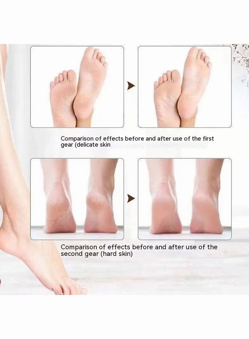 Electric Foot Callus Remover,Electric Callus Remover Professional Pedicure Tool with 2 Gears,Foot File, Scrubber Pedicure Tools for Cracked Heels Dead Skin, Exfoliating Heel Files for Feet Care - Image 2