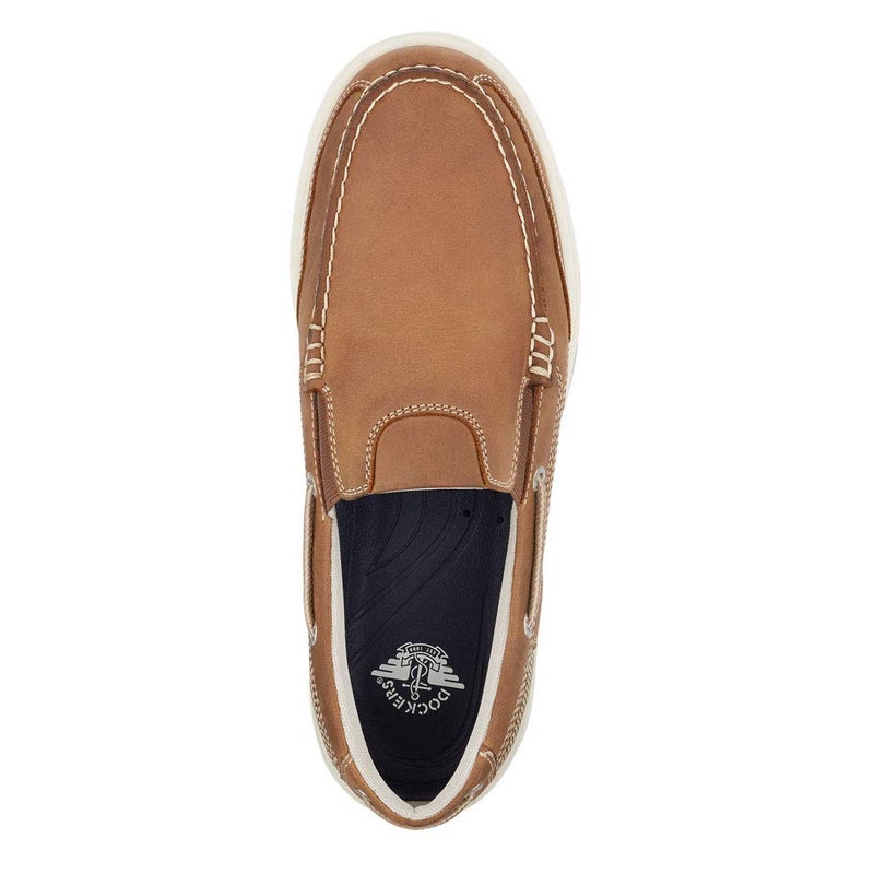 Dockers Men's Tiller Boat Shoe, Dark Tan, 7 M US - Image 2