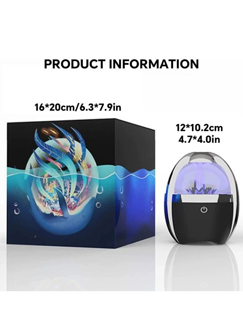 Arabian Gear - Dancing Ferrofluid Speaker, Sound Visualizer, Speaker Sound Visualizer, Magnetic Fluid Speaker, Magnetic Fluid 360 Surround Sound, Dancing magnet particle with Music Rhythm - Image 1