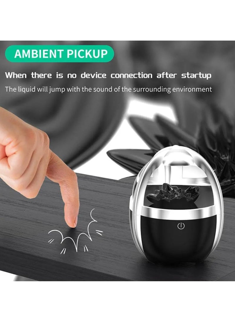 Arabian Gear - Dancing Ferrofluid Speaker, Sound Visualizer, Speaker Sound Visualizer, Magnetic Fluid Speaker, Magnetic Fluid 360 Surround Sound, Dancing magnet particle with Music Rhythm - Image 1