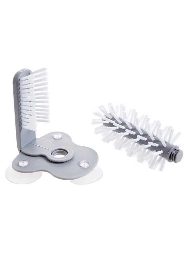 Rotating Cup Brush - Kitchen Water Cup and Thermos Cleaner, Detachable Lazy Brush, Wall-mounted Glass Cup Brush, Creative Cleaning Tool  - Image 2