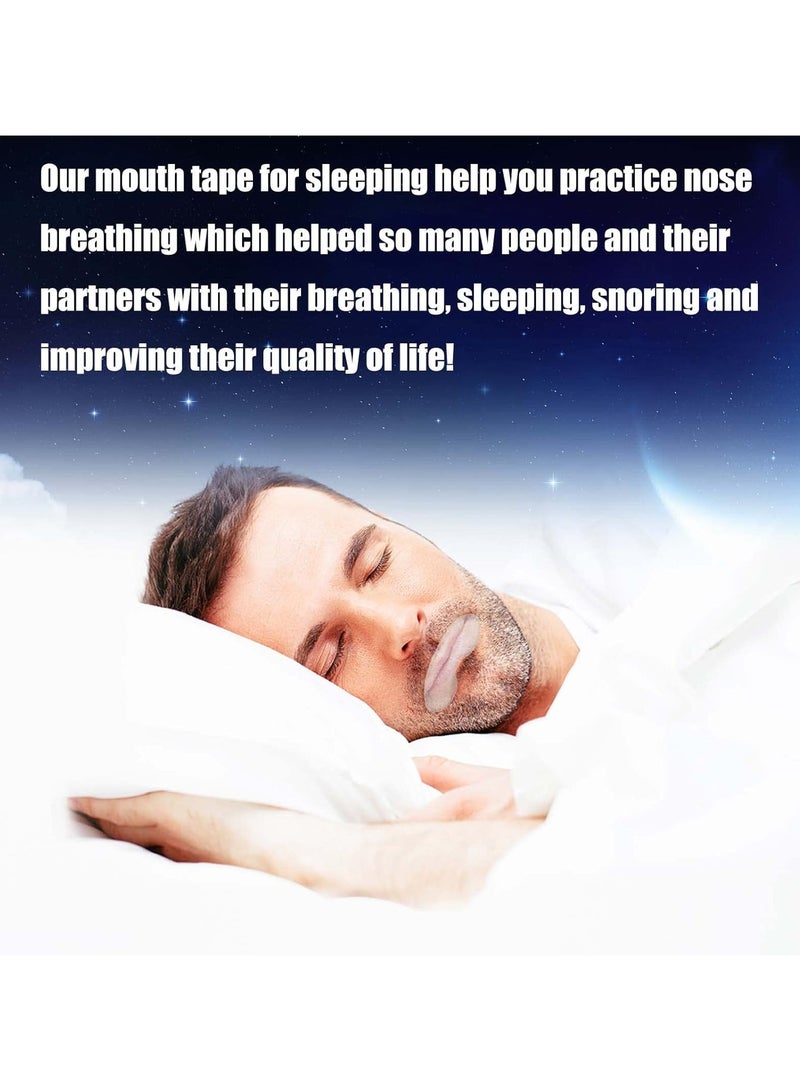 SYOSI 90 قطعة شريط فم متقدم لطيف للتنفس من الأنف أجهزة مضادة للشخير توقف فوري للشخير مساعدات للرجال والنساء - Image 3