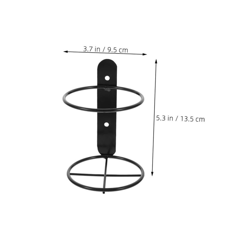 Wall Mounted Metal Wine Rack Single Bottle Holder Display Organizer Kitchen Bar Storage 5 Pack - Image 3