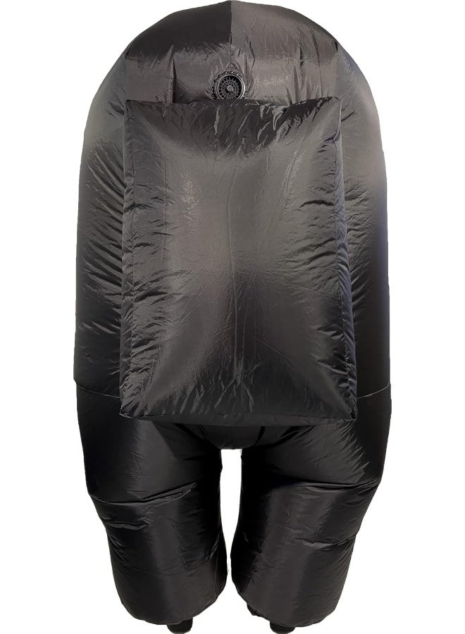 Among Us Inflatable Adult Costume, Black, 10516 - Image 3