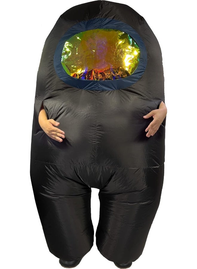 Among Us Inflatable Adult Costume, Black, 10516 - Image 2