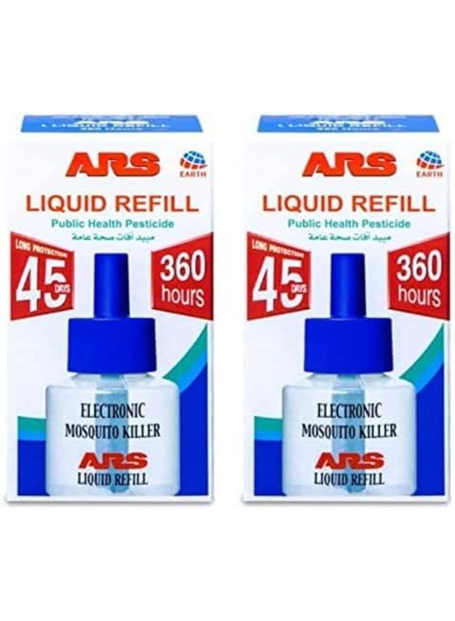 ARS Two bottles of mosquito killer liquid (360 hours, 45 days) - replacement liquid for mosquito killer device - Image 1