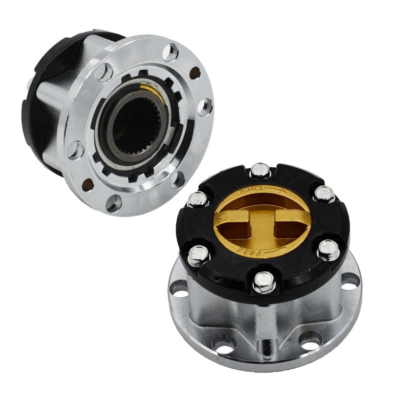 BEAMINGAUTO Free Wheel Manual Locking Hub 43530-69045 for Toyota 4x4 Land Cruiser HZJ80, FZJ 70/75, 2 Piece - Image 1