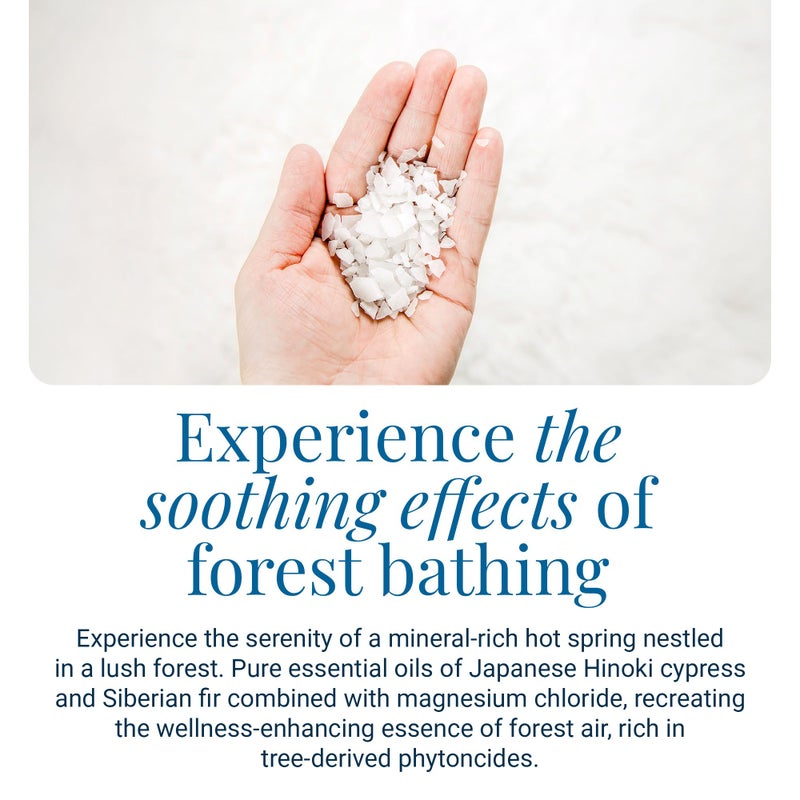Ancient Minerals Magnesium Bath Flakes Forest Calm - Resealable Magnesium Bag of Zechstein Chloride Alternative to Epsom Bath Salt (1.65 lb) - Image 3