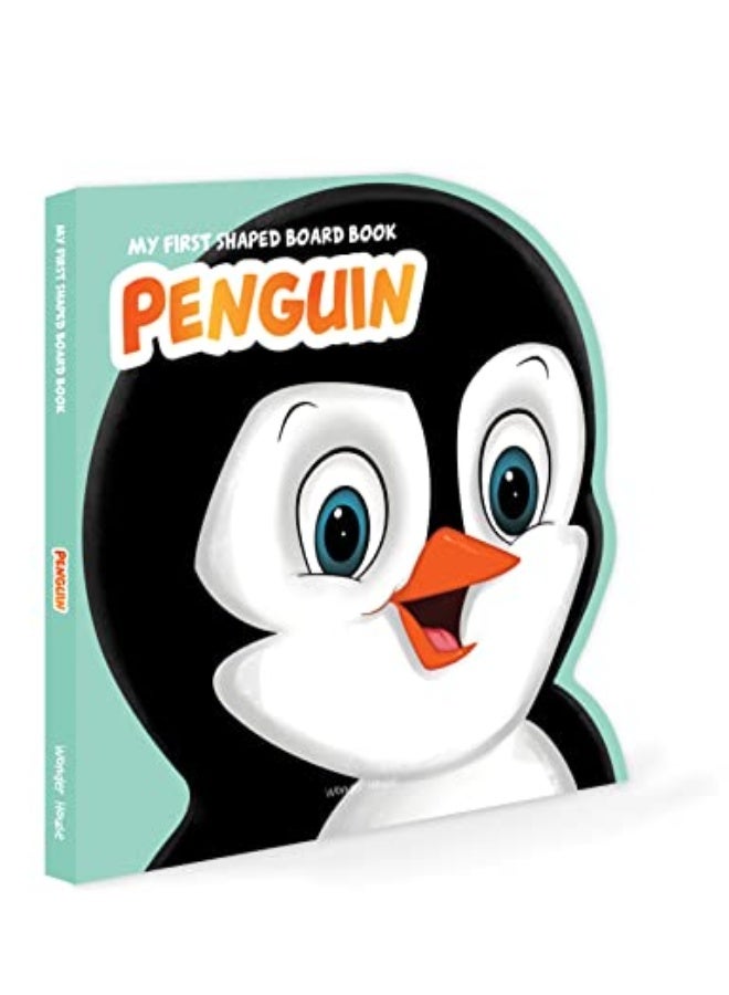 My First Shaped Board Book Penguin Diecut Animals Picture Book For Children by Wonder House Books Hardcover 