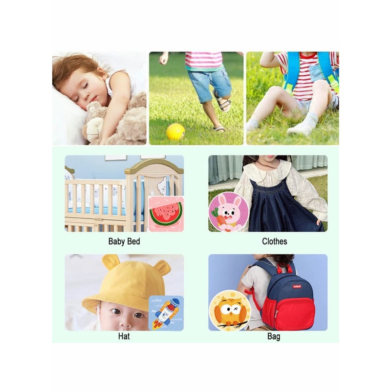 SOLARAE Natural Protection Patches Stickers for Kids Adults Travel Hiking Camping Patio Fishing Activities 72 Sheet 432 Pack - Image 4