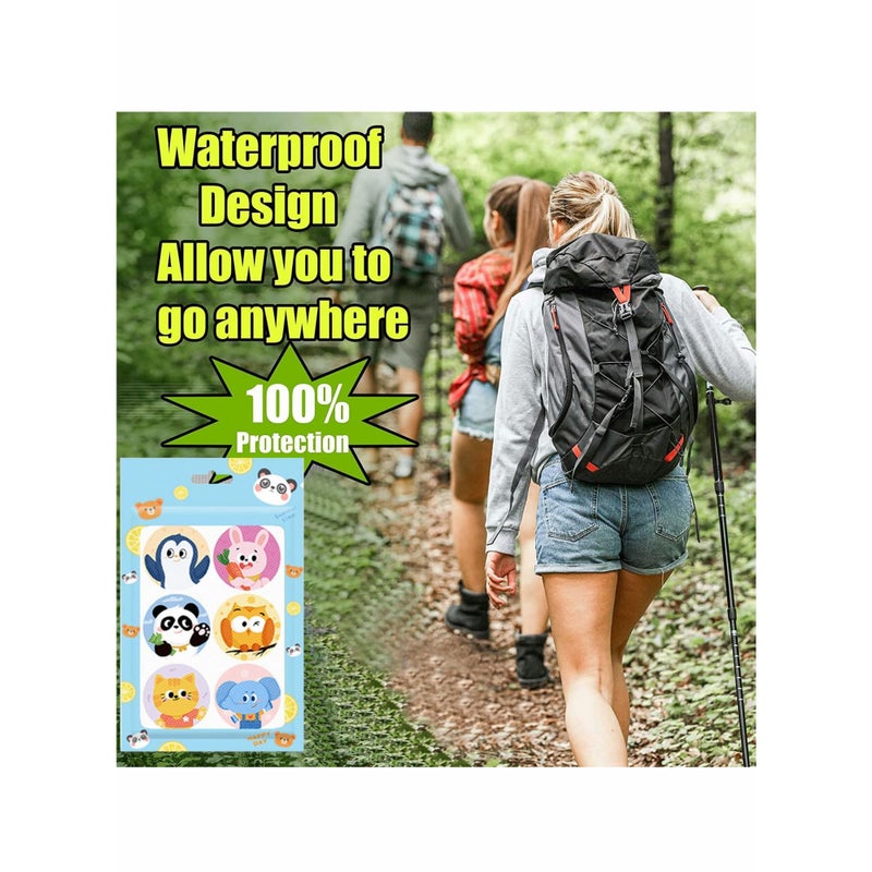 SOLARAE Natural Protection Patches Stickers for Kids Adults Travel Hiking Camping Patio Fishing Activities 72 Sheet 432 Pack - Image 3