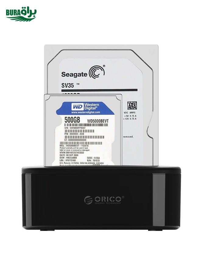 BURAQ ORICO 6228US3 2.5 / 3.5 inch SATA HDD / SSD 2 Bay USB 3.0 Hard Drive Dock  - Image 5