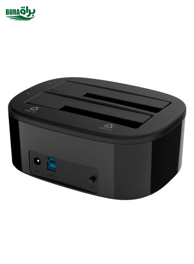 BURAQ ORICO 6228US3 2.5 / 3.5 inch SATA HDD / SSD 2 Bay USB 3.0 Hard Drive Dock  - Image 3
